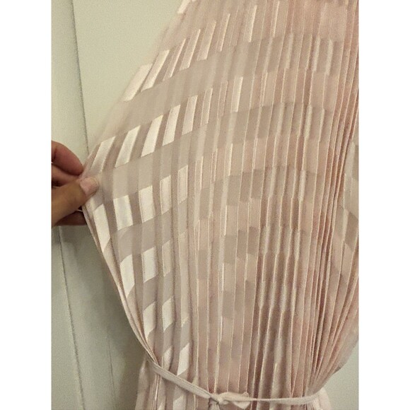 TED BAKER Women’s Sasski Pleated Maxi Dress Size 2 pink formal event gala - Picture 9 of 16